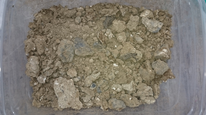 earth mortar sample